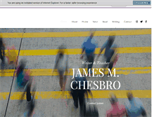 Tablet Screenshot of jamesmchesbro.com